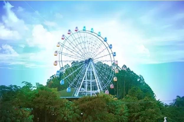 广东东莞隐贤山庄门票观光票 3d玻璃桥 3d花海 华夏春秋 亲亲动物园