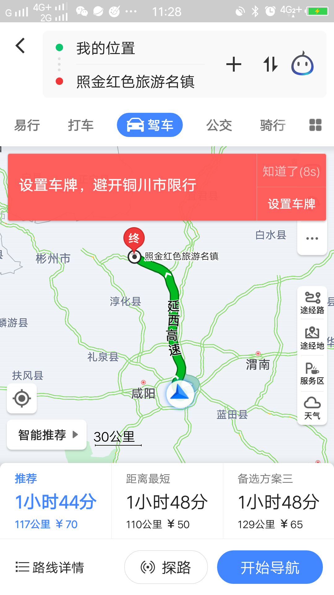 线路安排 费用明细 第一天  照金纪念馆 照金牧场 薛家寨