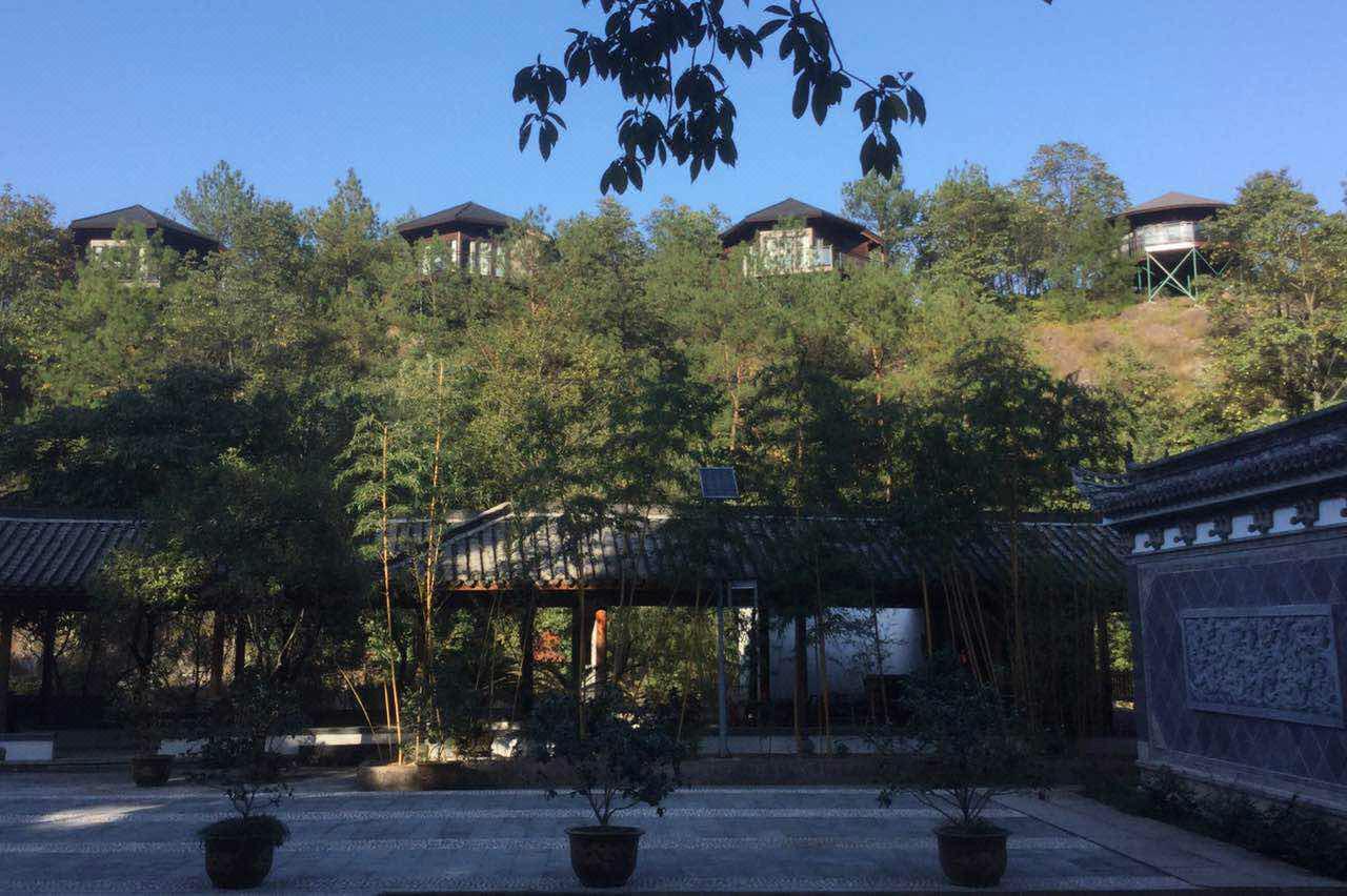 永康盘龙谷湖景豪华秘境星空木屋别墅大床房1晚 盘龙谷门票 飞鼠梦幻