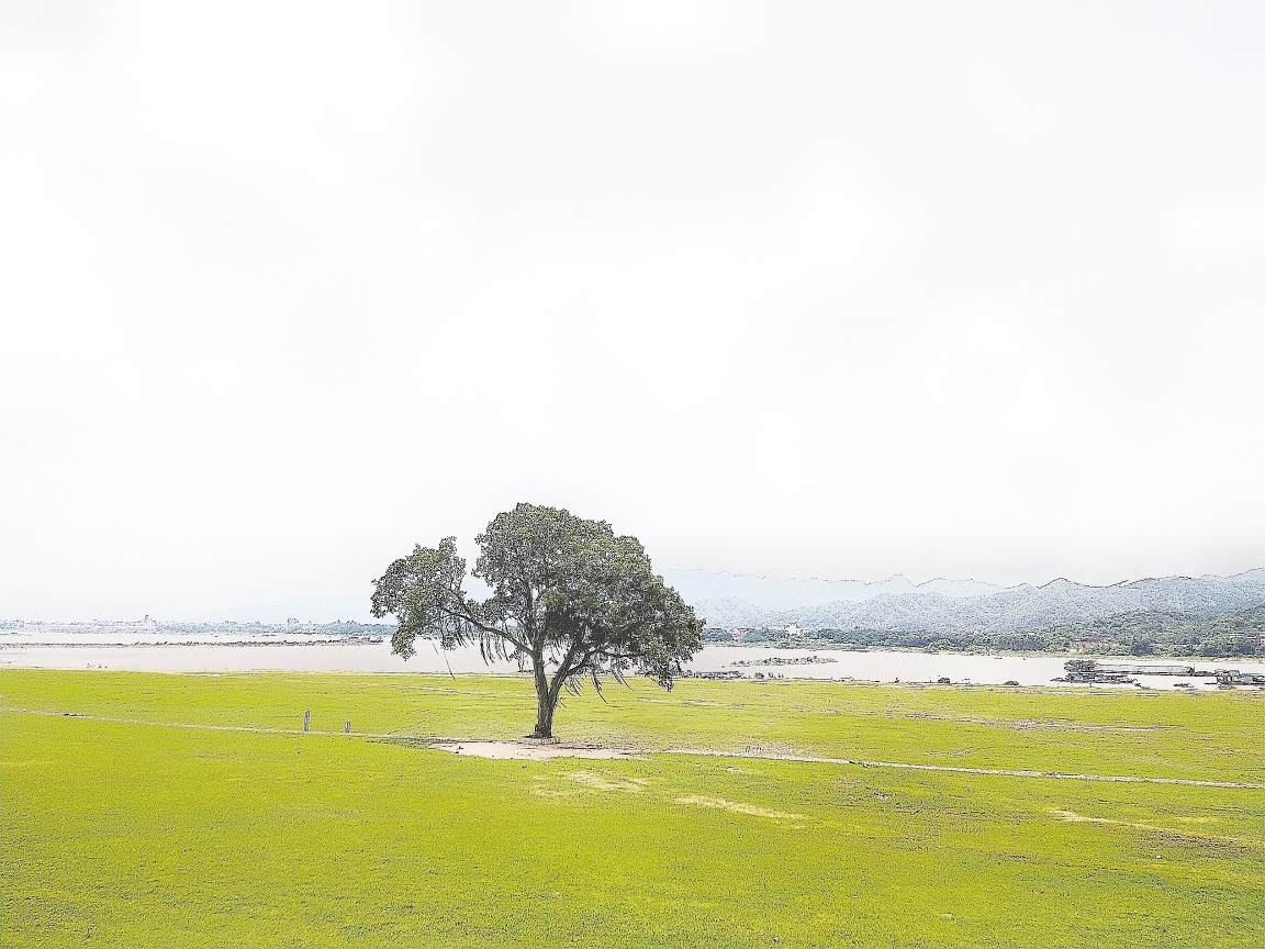 沙滩,田野,草埔,江水【清远石角镇沙滩端午两日自驾游