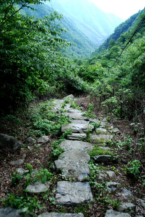 浙江天台县华顶山霞客古道徒步导航路线(国清寺 高明寺 塔头寺 华顶寺