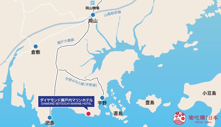 亲子游就选冈山濑户内钻石酒店最宽敞海景房