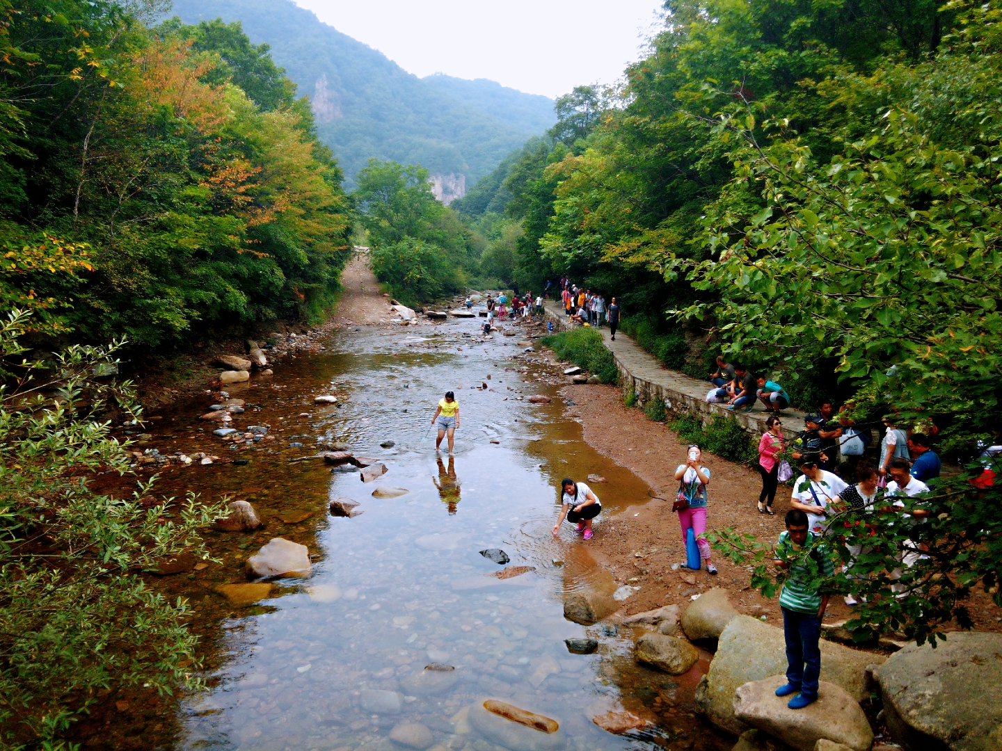 绿枫映山谷,醉美老边沟