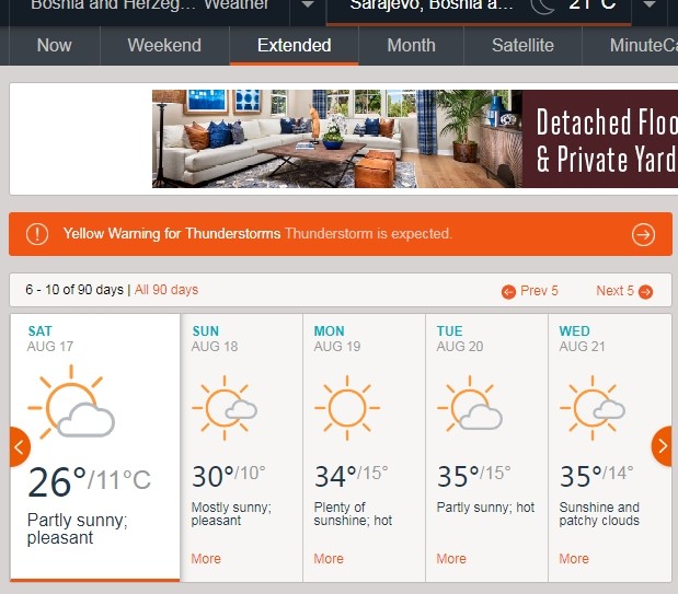萨拉热窝夏天是什么鬼天气该怎么穿