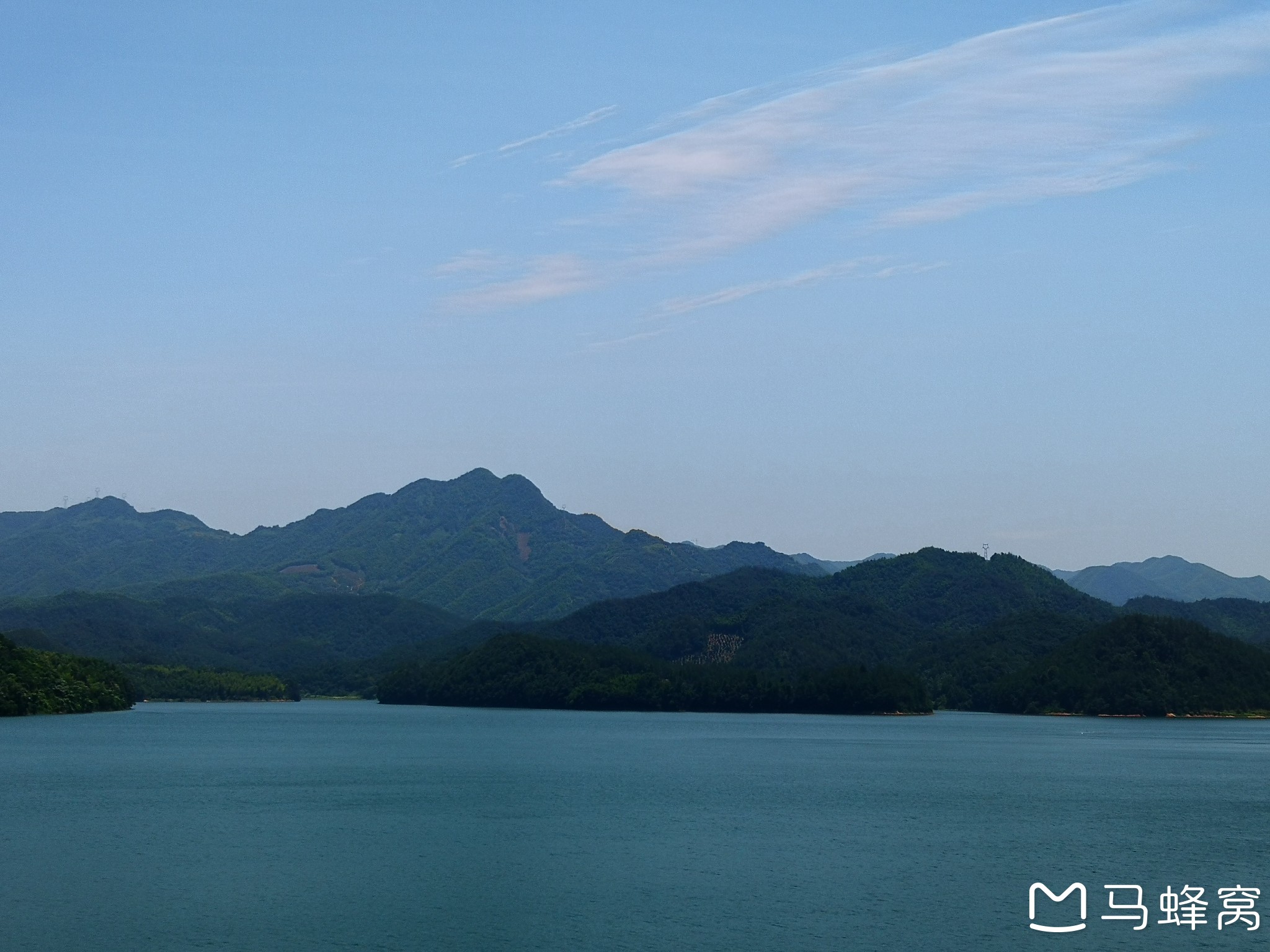 浙江绍兴诸暨市的东白湖（陈蔡水库）----水天一色_游记