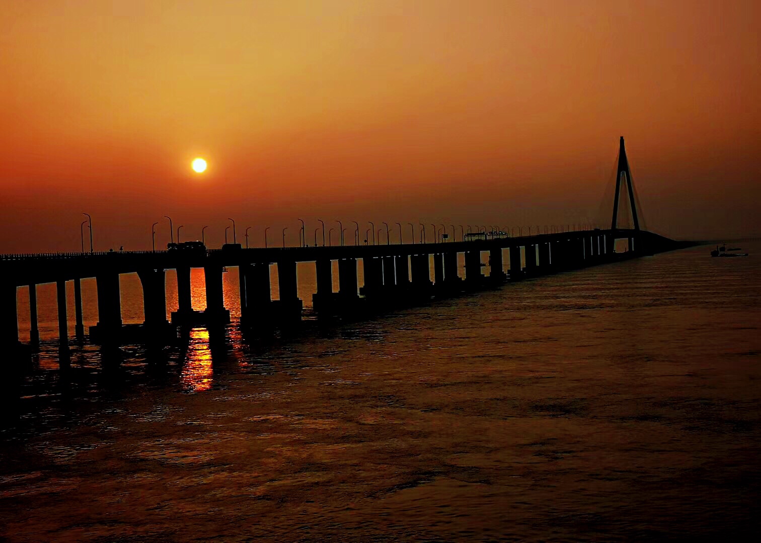 跨海大桥上的周末_游记