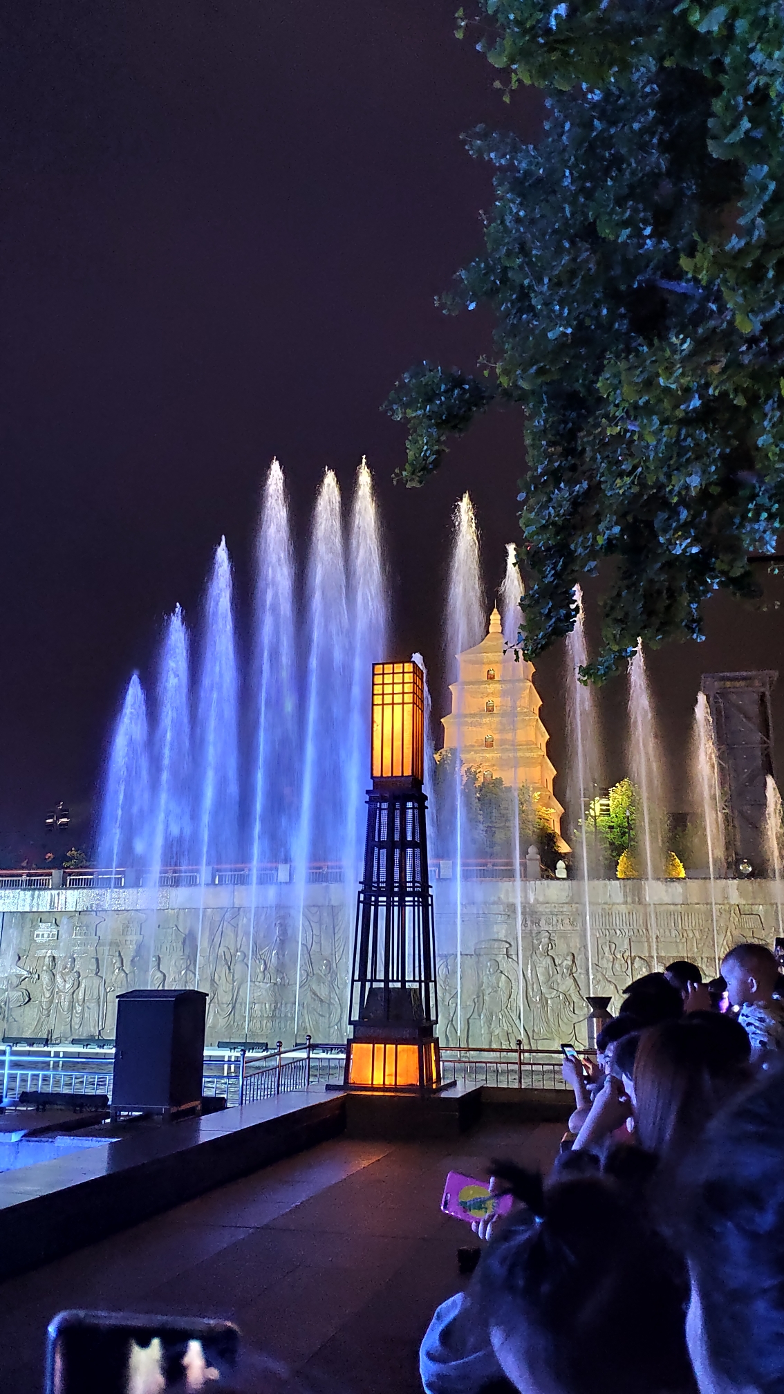 大雁塔音乐喷泉        
