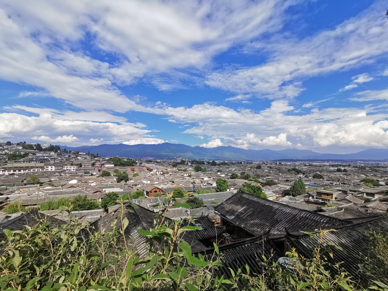 丽江古城狮子山-观景台     