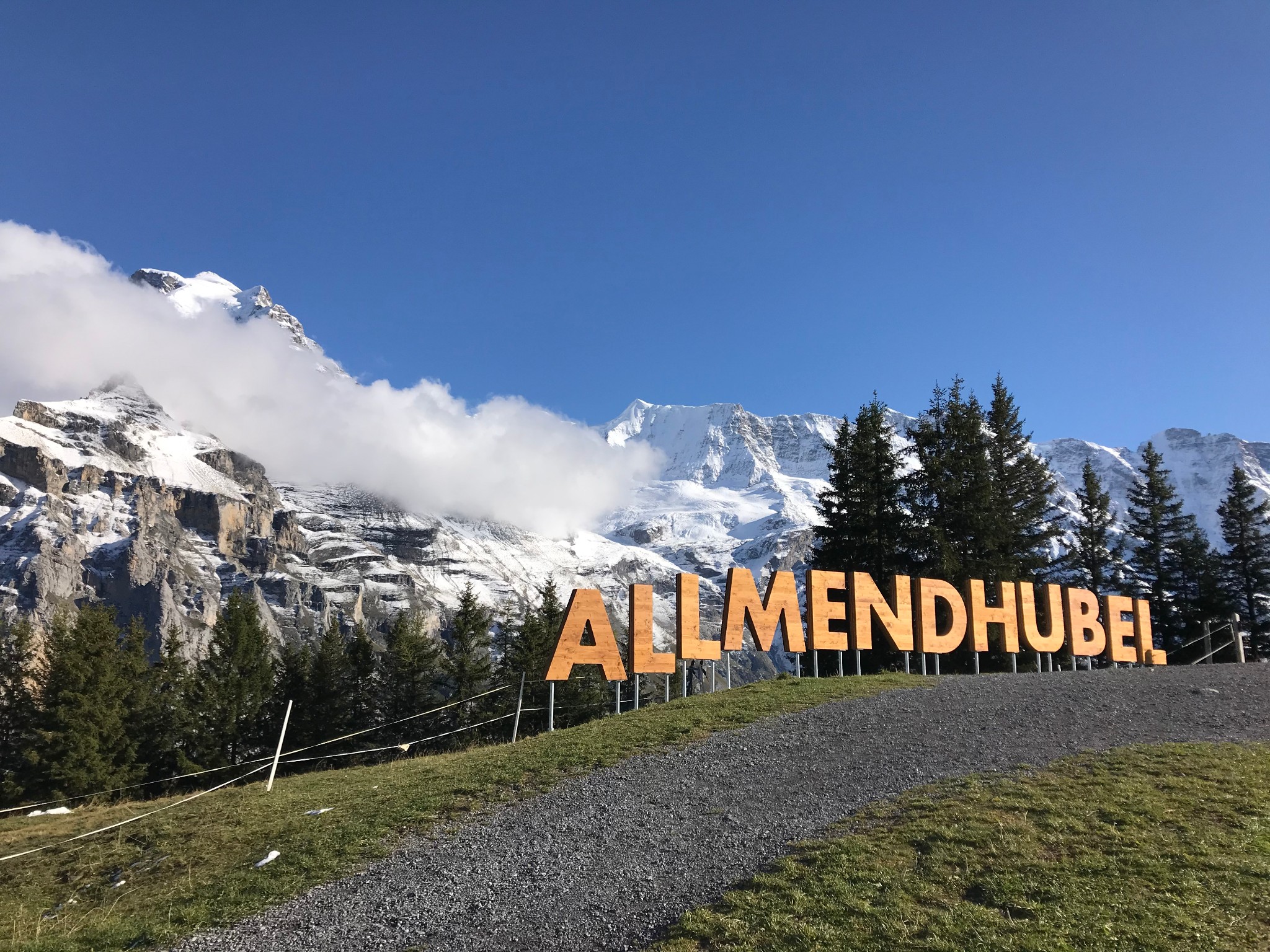 face-trail 北面之路 第 5 条徒步 murren winteregg grütschalp
