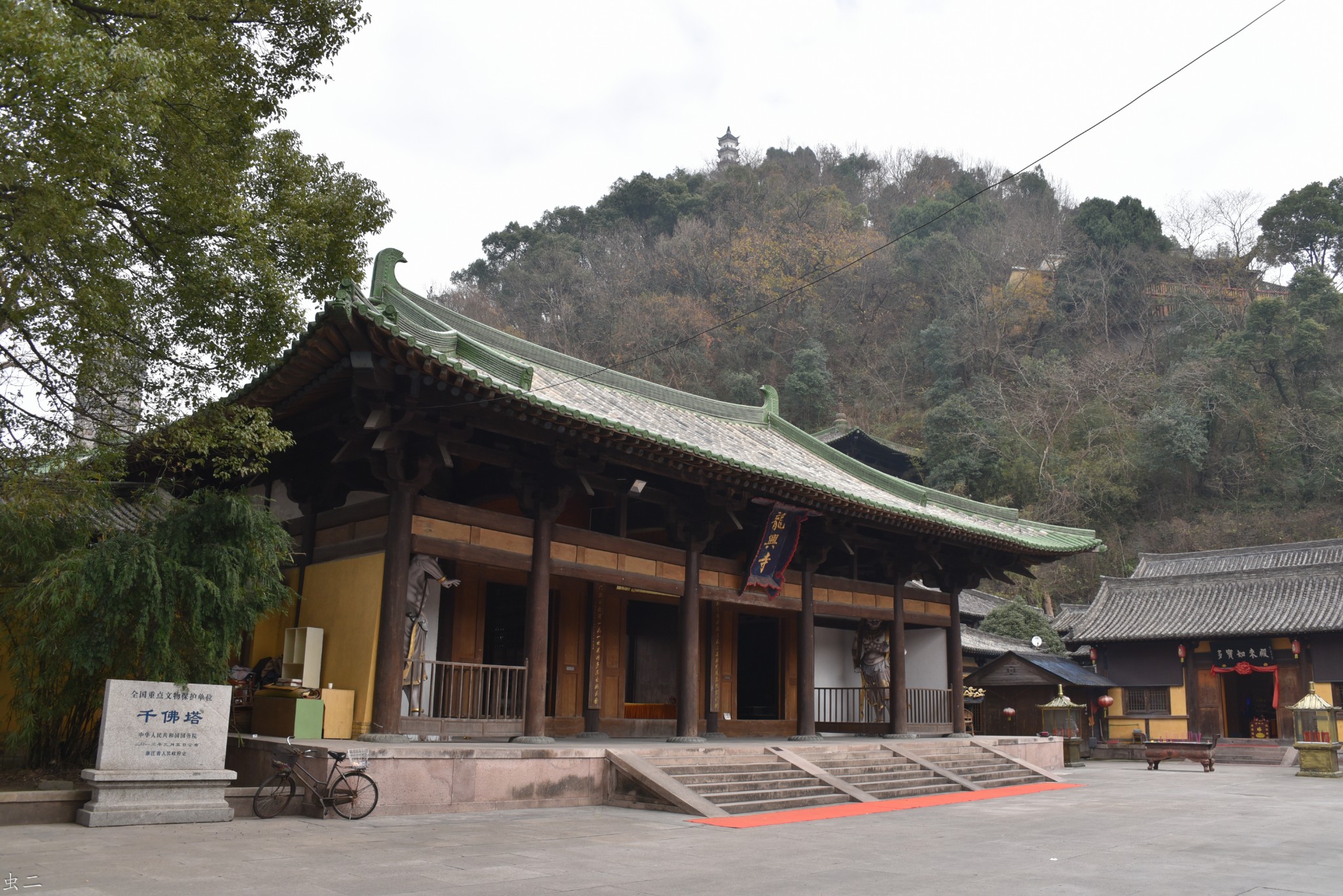 临海 巾山公园-2 龙兴寺 千佛塔-元塔 天宁寺 南山殿塔(古塔巡礼系列