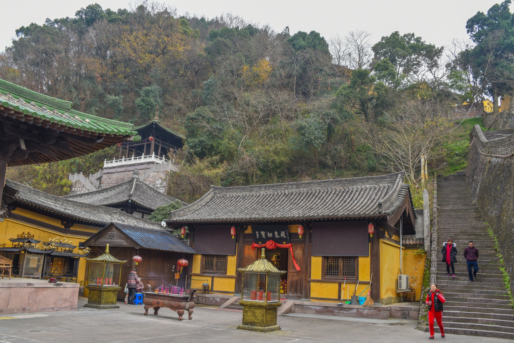 临海 巾山公园-2 龙兴寺 千佛塔-元塔 天宁寺 南山殿塔(古塔巡礼系列