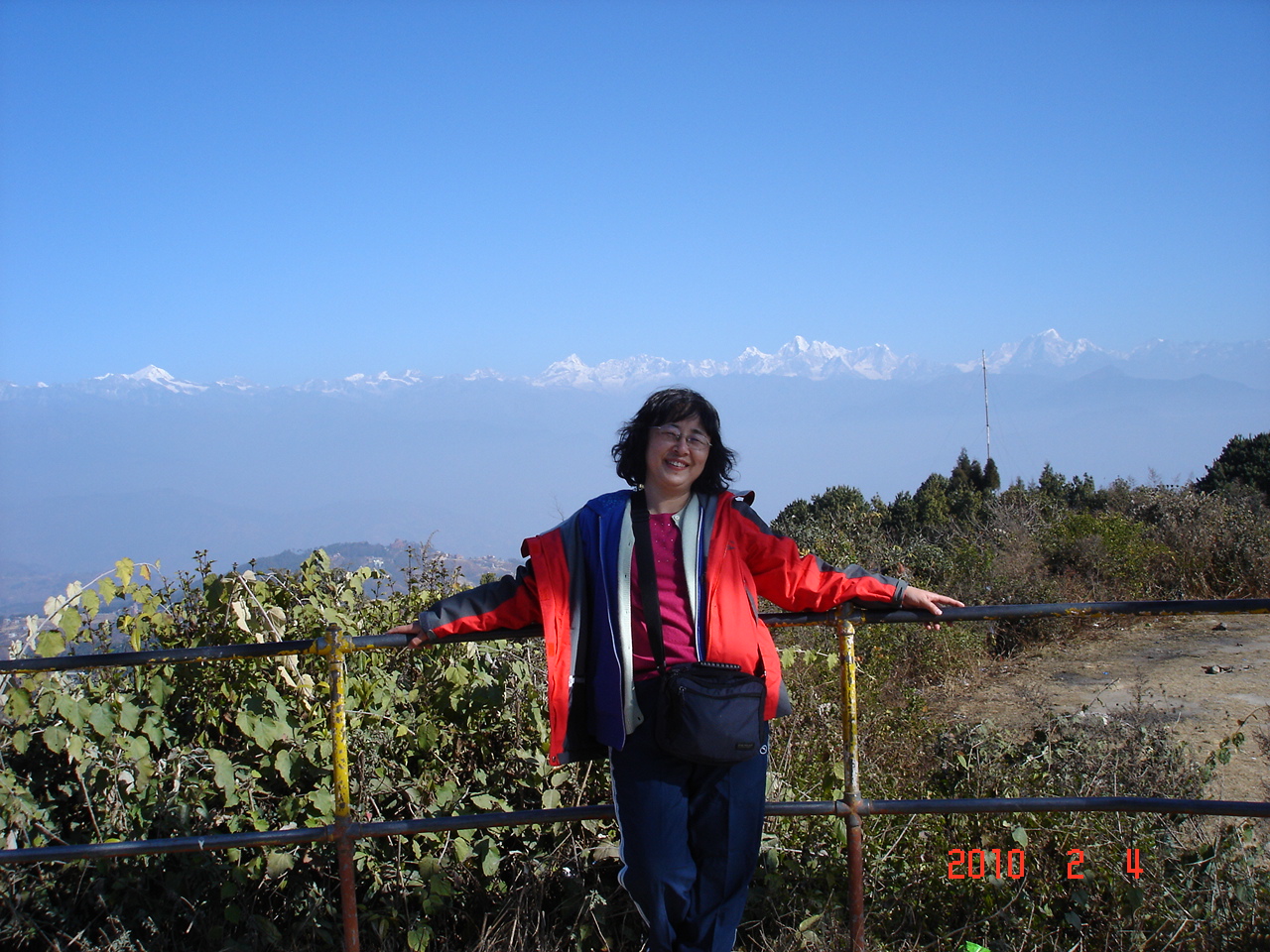 2010年2月3日在纳加阔特观看喜马拉雅山_游记