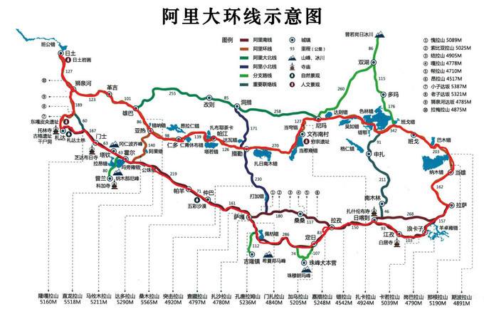 西藏阿里大环线自驾游 山河湖海 一措再措