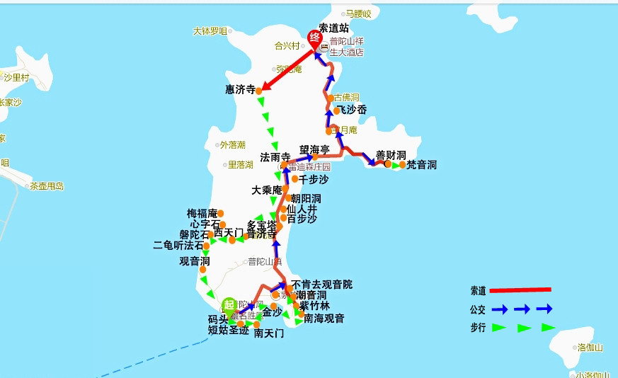 普陀山三日礼佛路线 杭州二日闲游