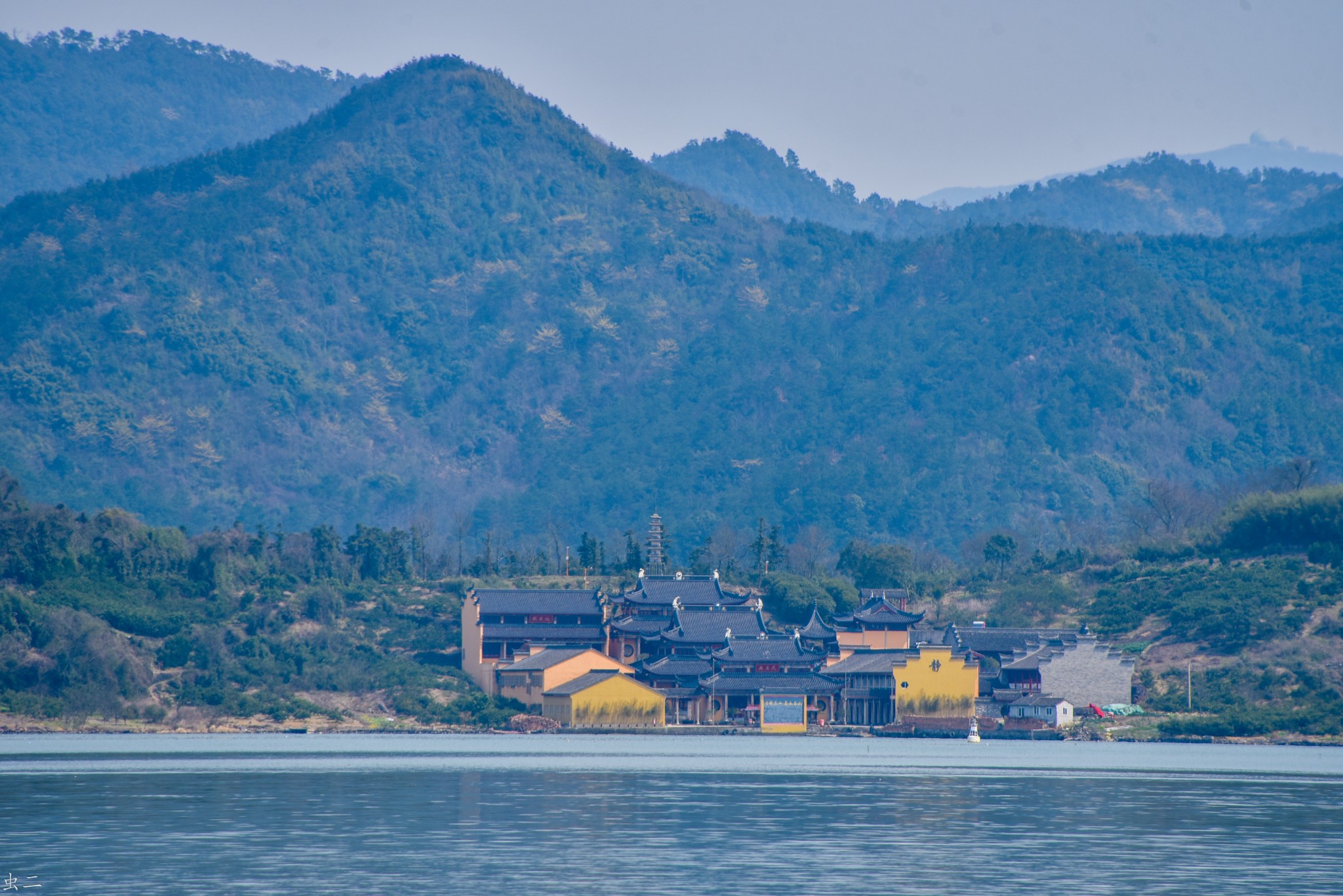 宁波 东钱湖小普陀 海上观音 霞屿禅寺 应福寺二灵寺