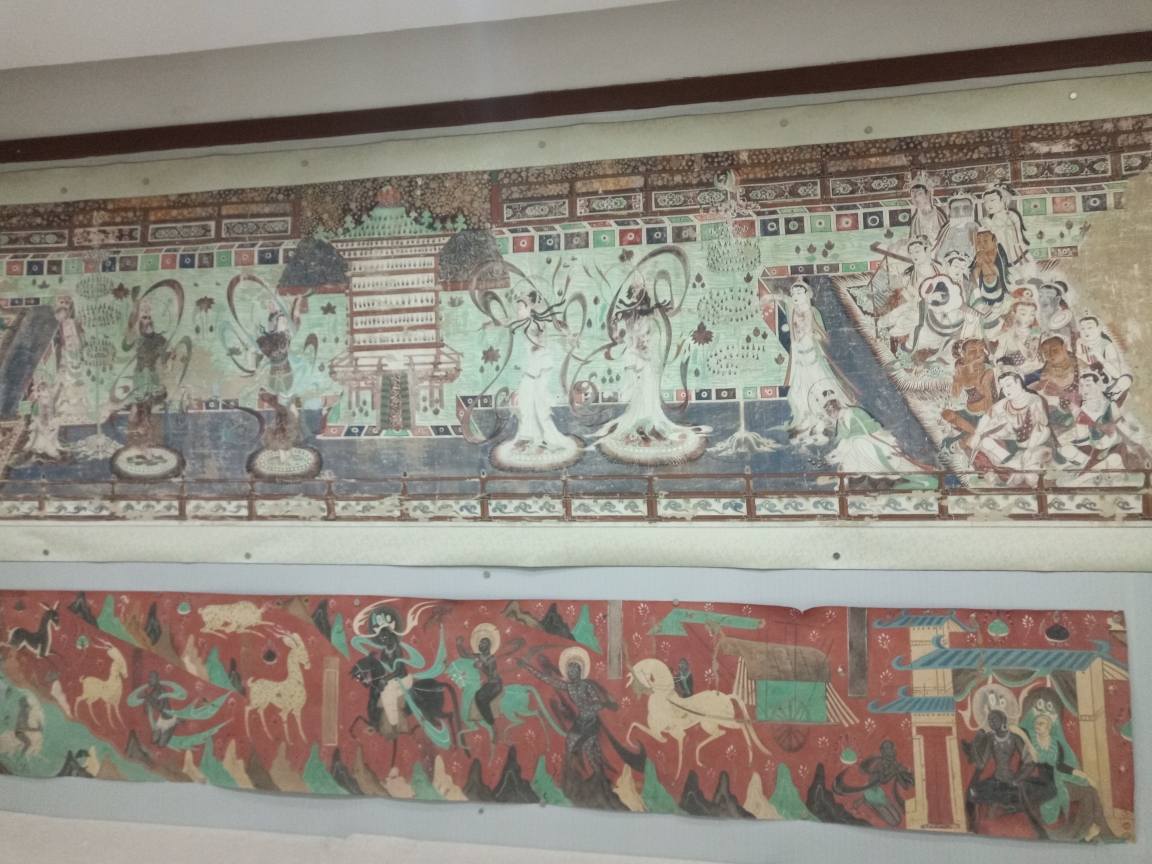2019-10-19 参观敦煌书画院 高峰佛学书画院