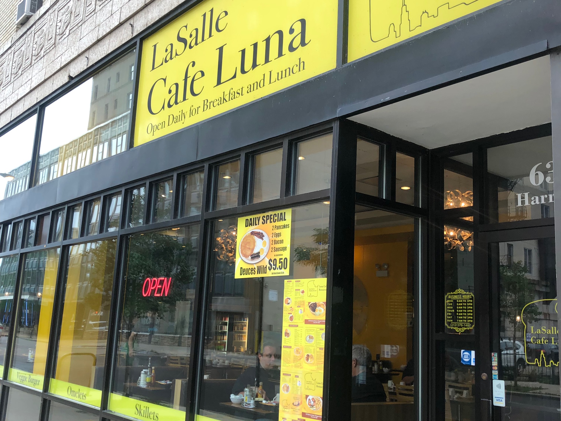 芝加哥美食-Lasalle Cafe Luna