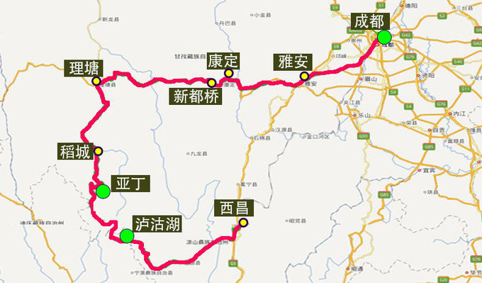 8小时从稻城亚丁到丽江泸沽湖,泸亚线穿越自由行攻略