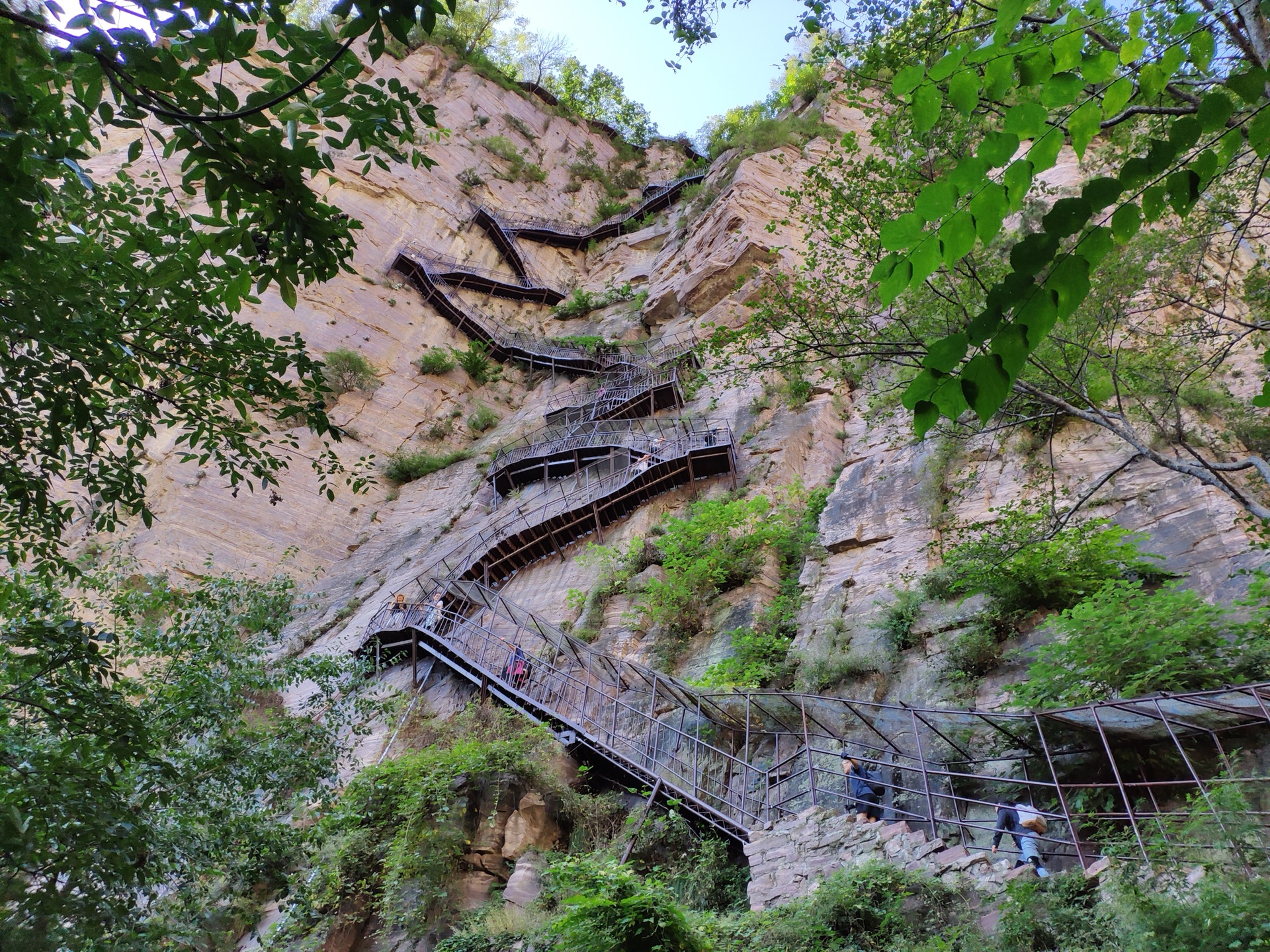 万仙山景区-天梯       