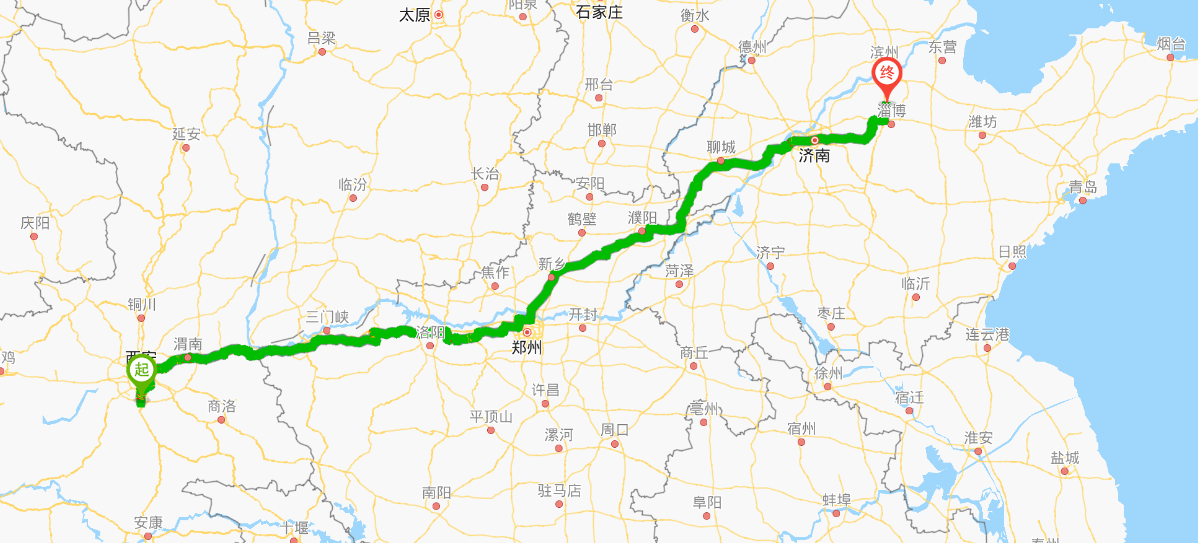 2017年离开家后第一次回家，从西安到淄博，骑行。_游记