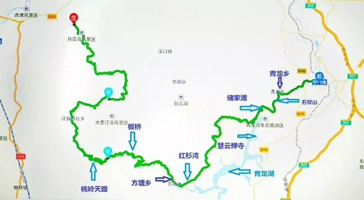              皖南川藏线线路图