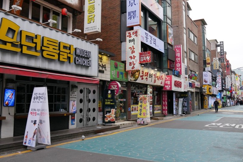 韩国首尔建大商圈逛街地图