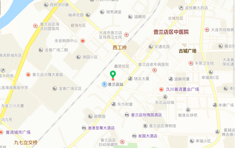 普兰店汽车站门口