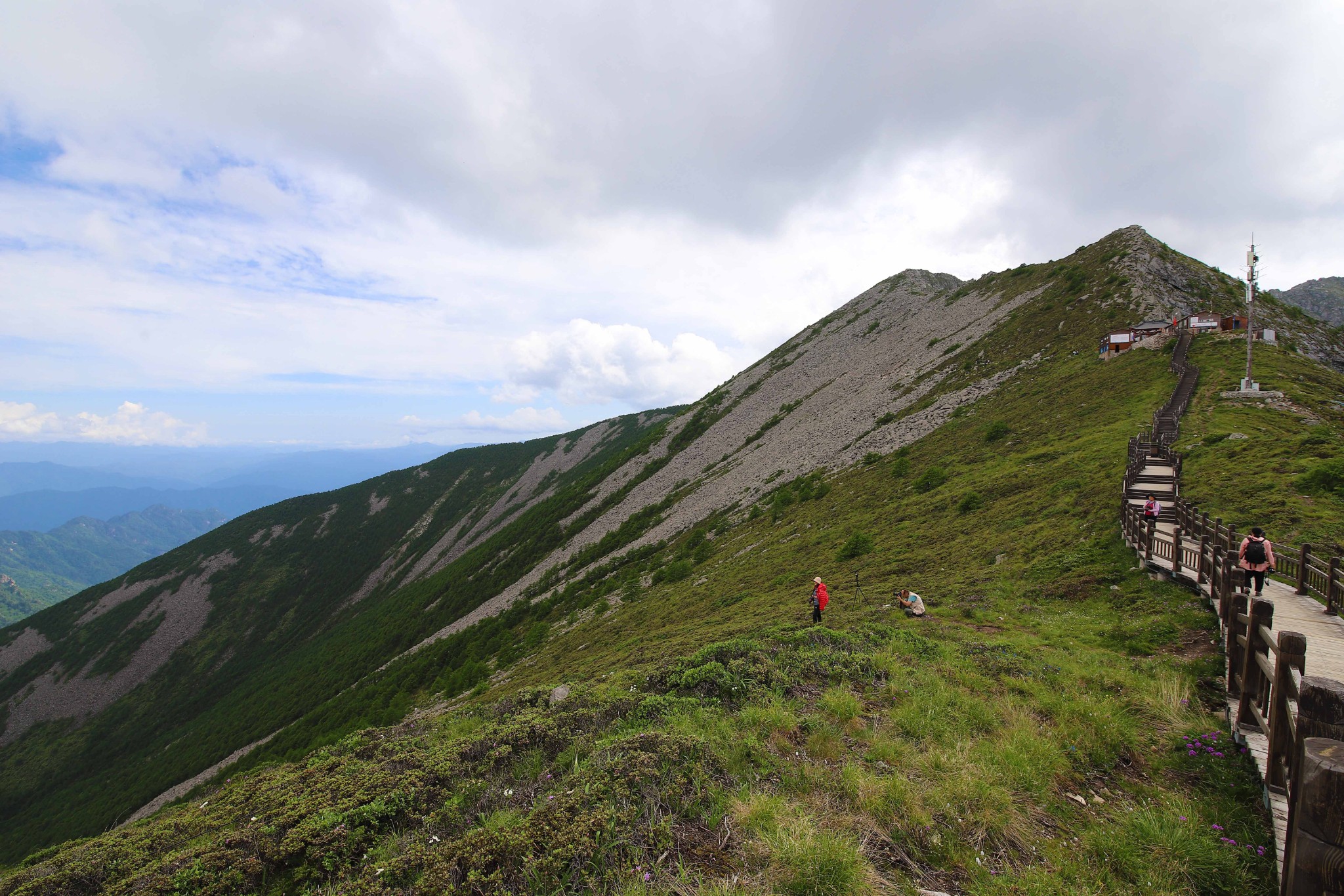 山景14:秦岭山脉—登秦岭主峰"太白山"极顶"拔仙台"