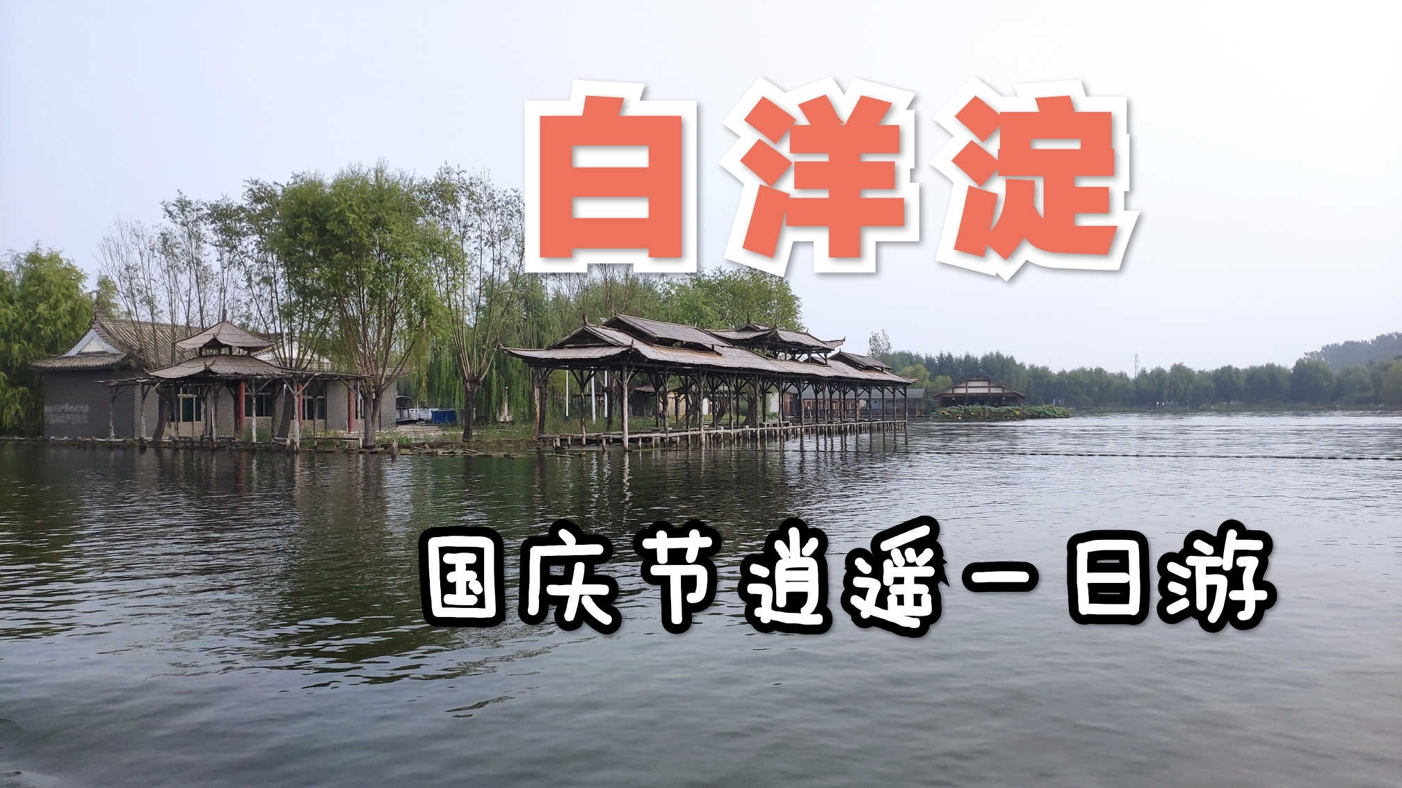 白洋淀，国庆黄金周一日游_游记