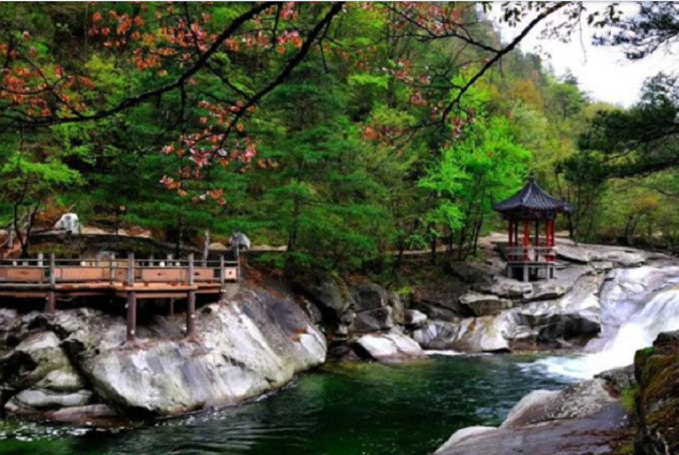 陕西西安旅游陕西商南峡谷之都金丝大峡谷一日游白龙湖青龙峡锁龙瀑布