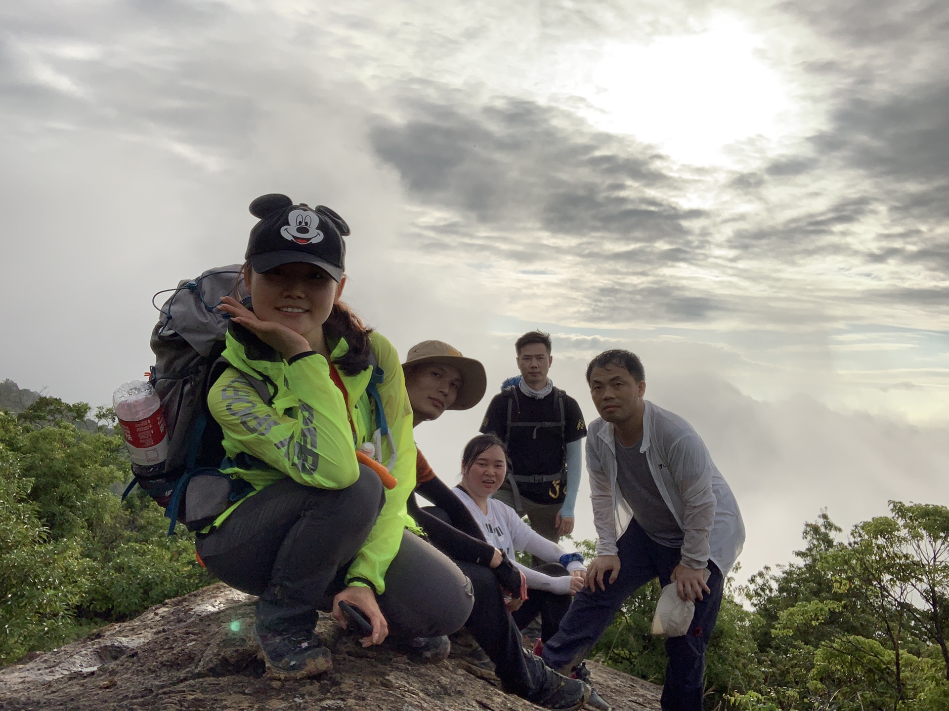 惠州大南山徒步露营全程环线云海高山草甸周末两天一夜深圳出发