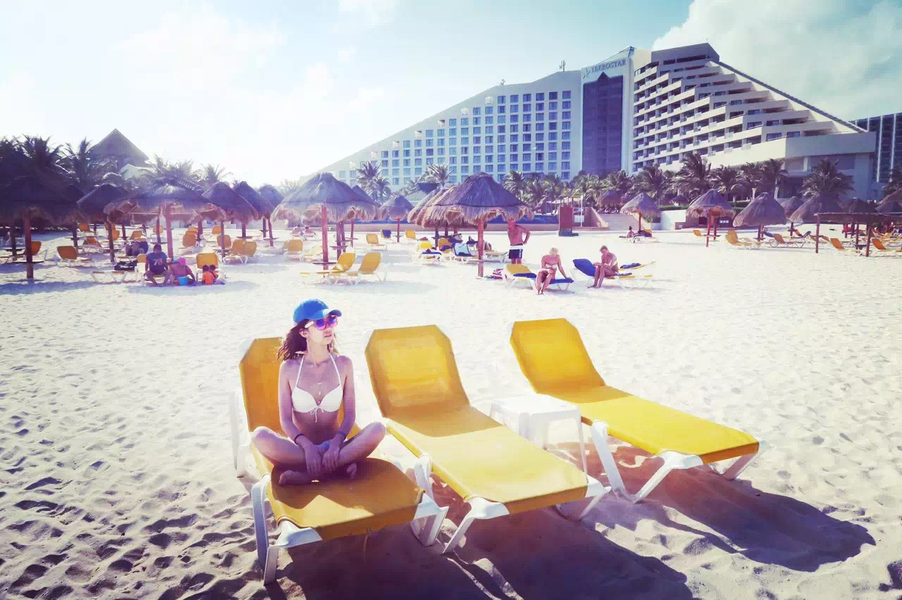 毕业季带爸妈去坎昆看海_游记