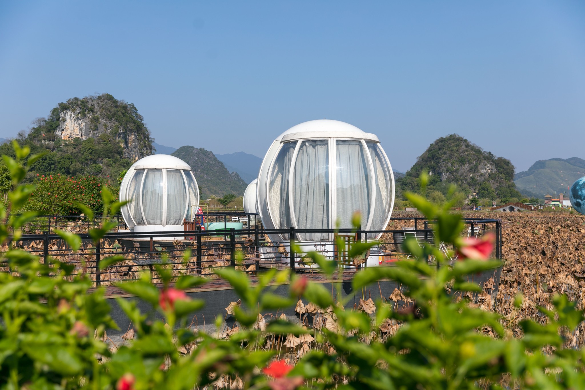 来到大自然的氧吧,从广州开车两个小时到达英德市徐家庄旅游度假村