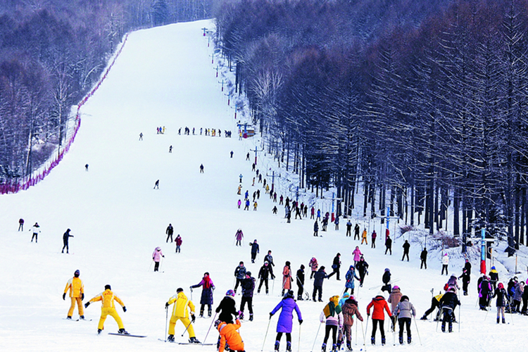 盘山滑雪场滑雪票 (含雪具雪板)