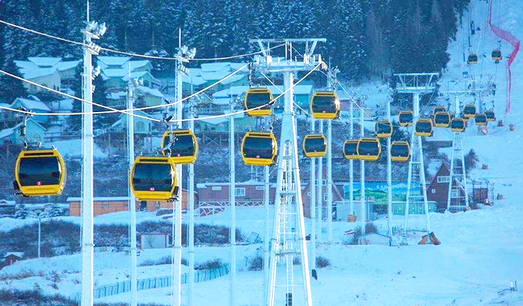 新疆丝绸之路国际滑雪场门票(初级体验 中级雪道 高山雪道 雪圈游园