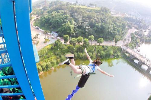 石家庄沕沕水狮子坪高空蹦极成人票儿童票电子票假日票套票