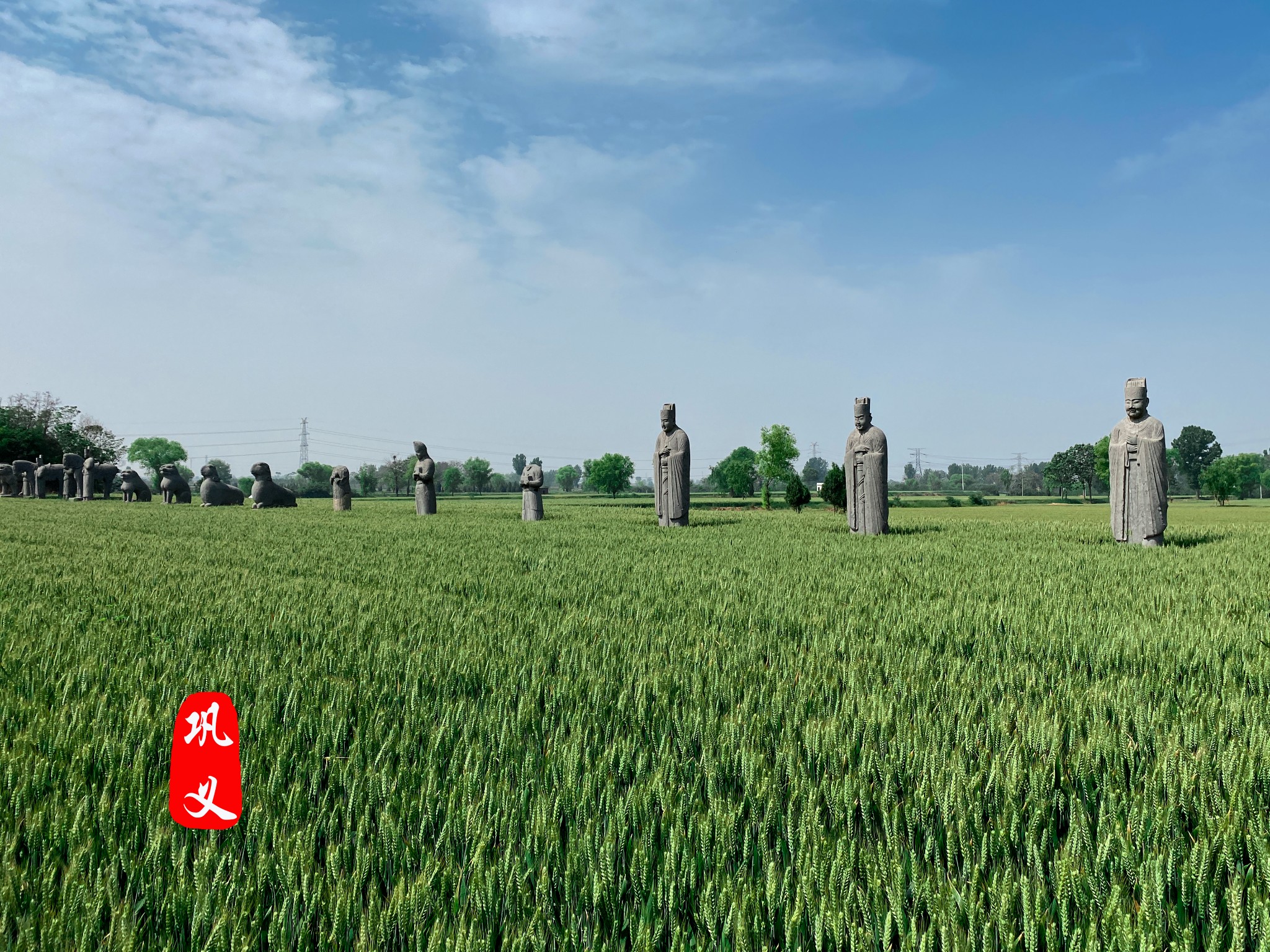 一座精美的露天石刻博物馆----宋陵遗址_游记