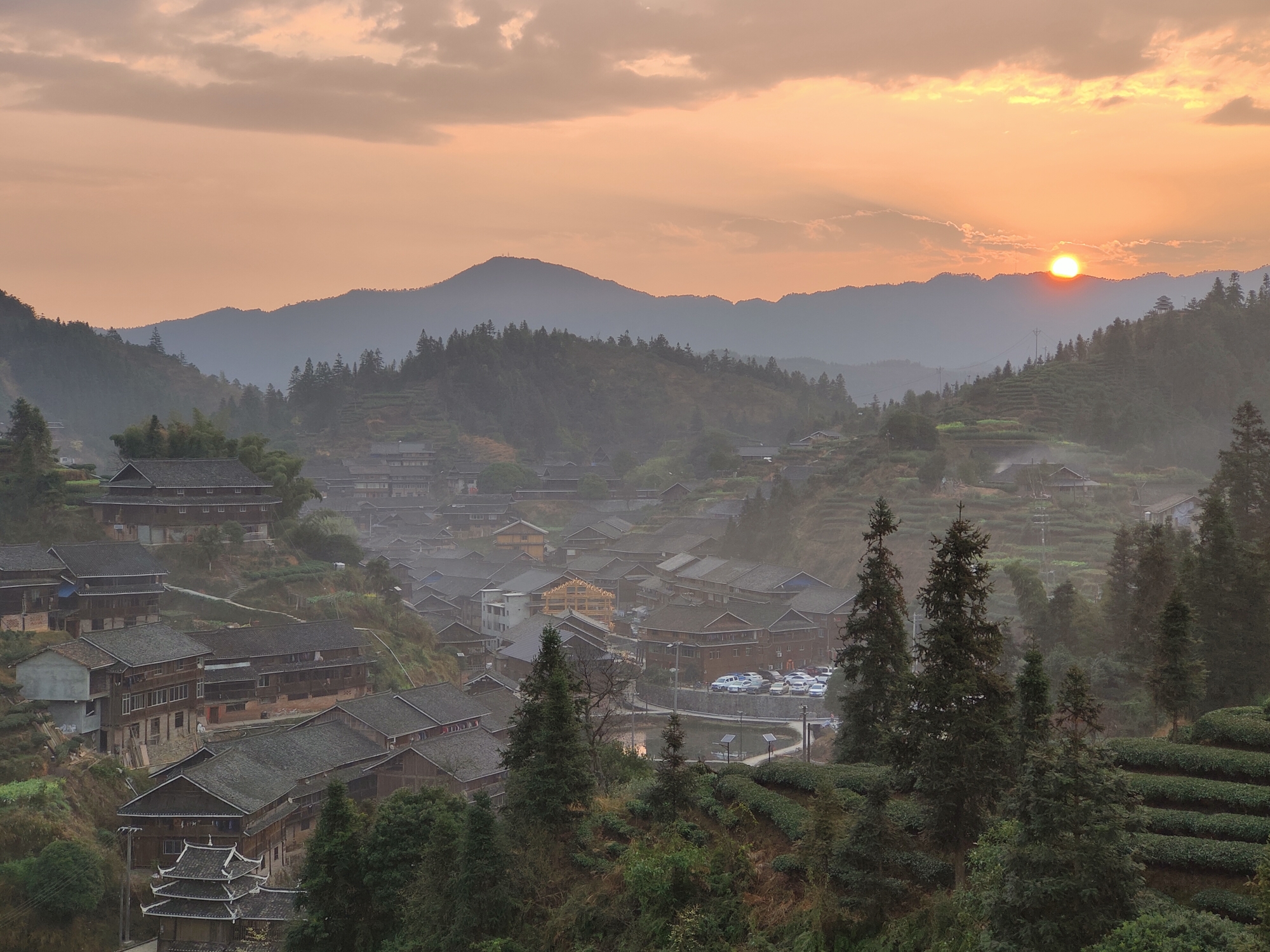 2021年春节三江高友村,高秀村,侗天湖,融水云水间四日游