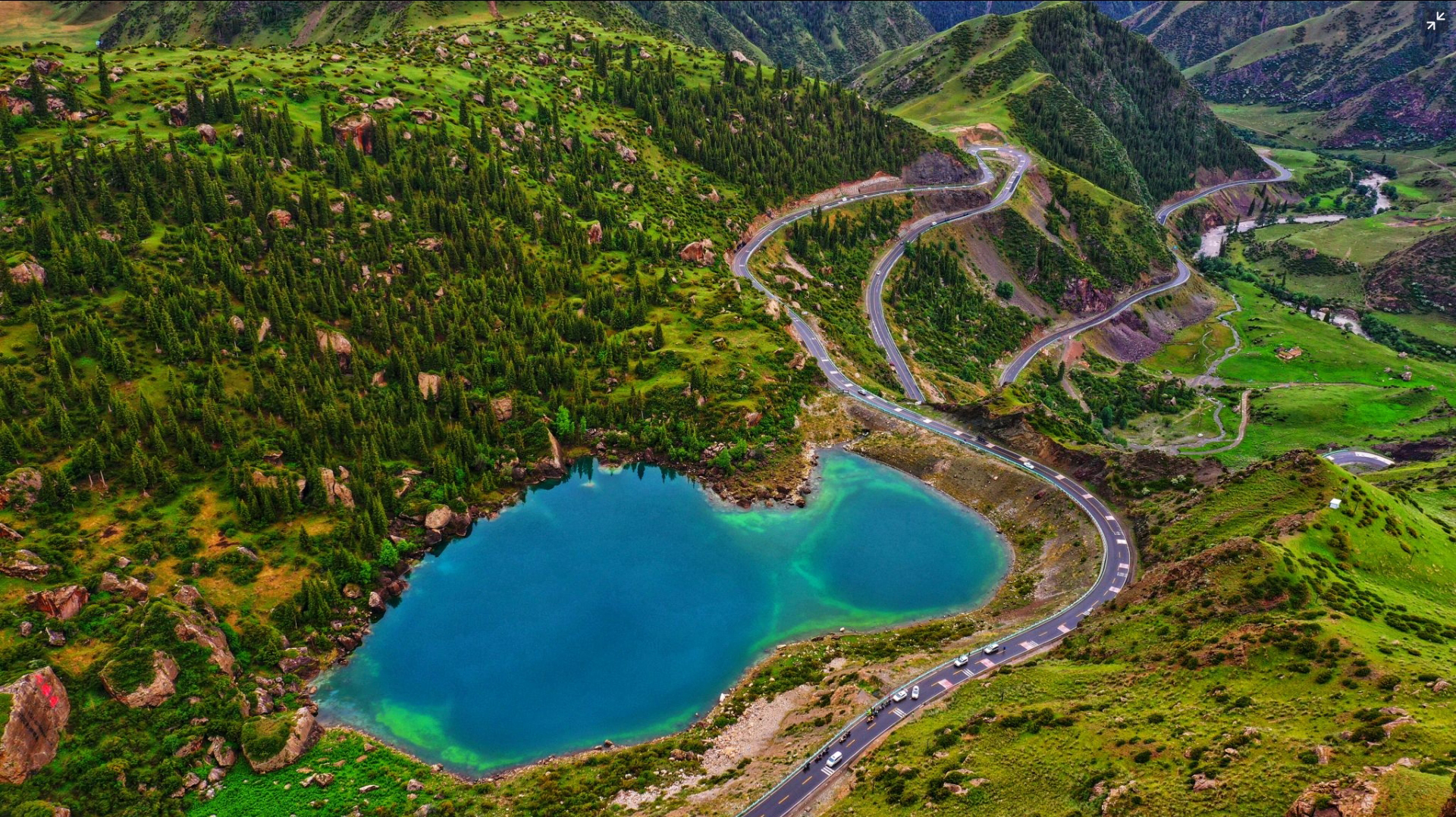 新疆南疆 库车 独库公路 天山神秘大峡谷 大小龙池一日游
