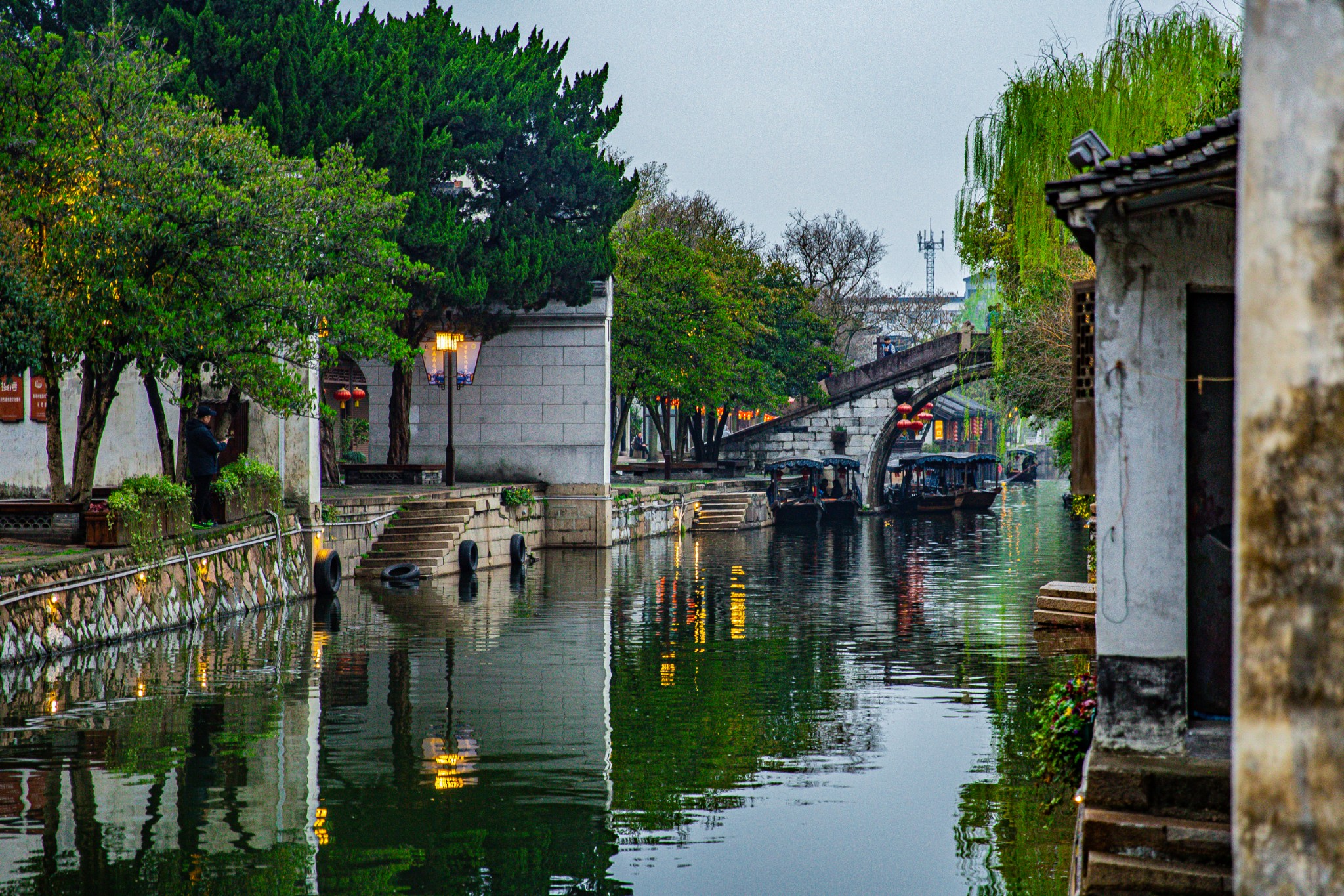 南浔丨春色烟雨江南,夜泊灯火南浔·三月下旬南浔古镇