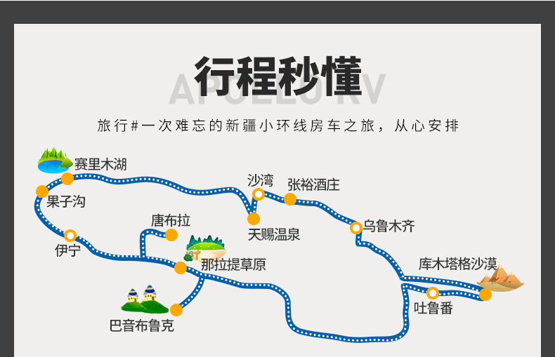 新疆小环线天赐温泉赛里木湖那拉提巴音布鲁克吐鲁番库木塔格沙漠9