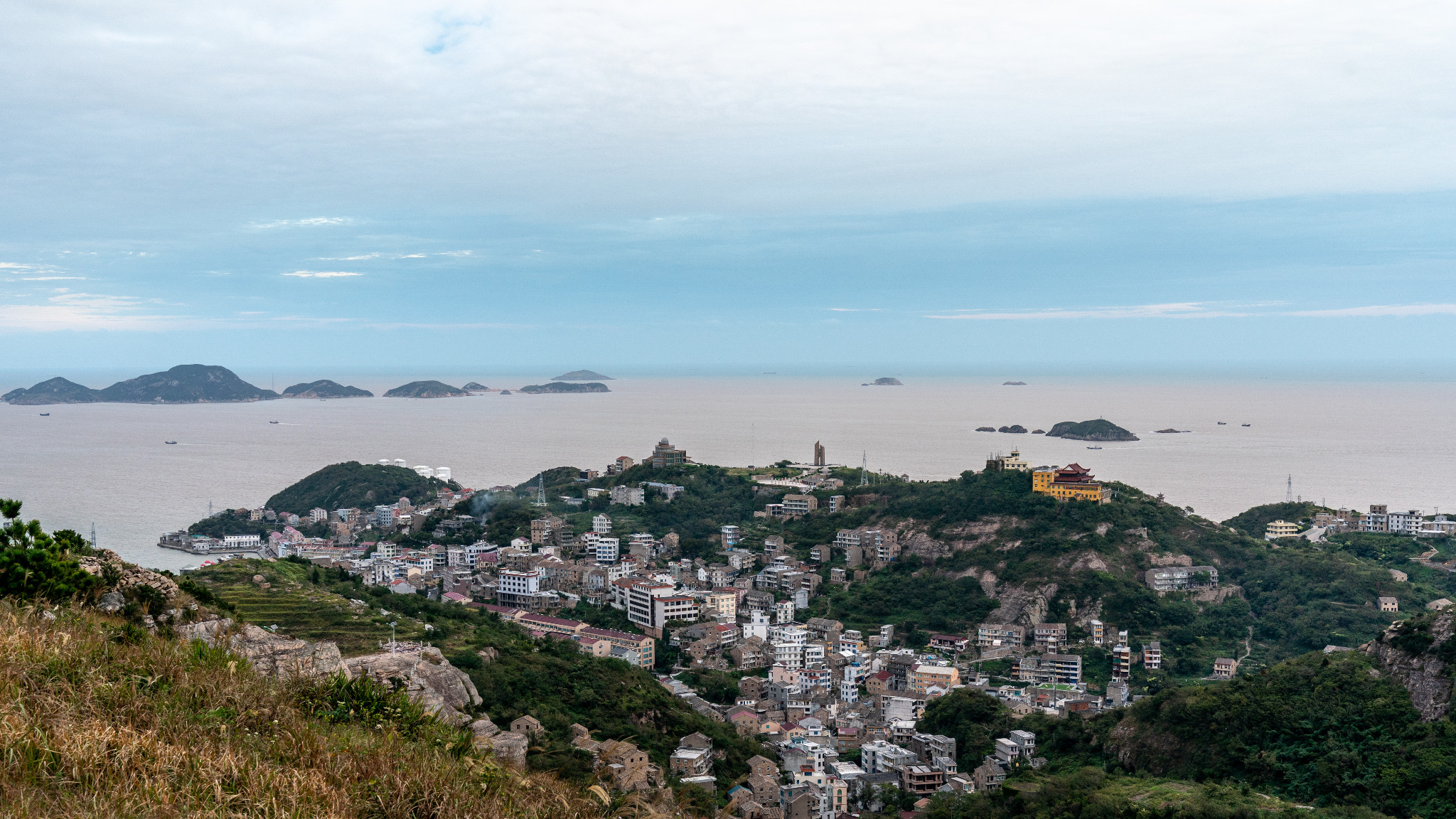 最美的岛礁风景浙江温岭石塘镇