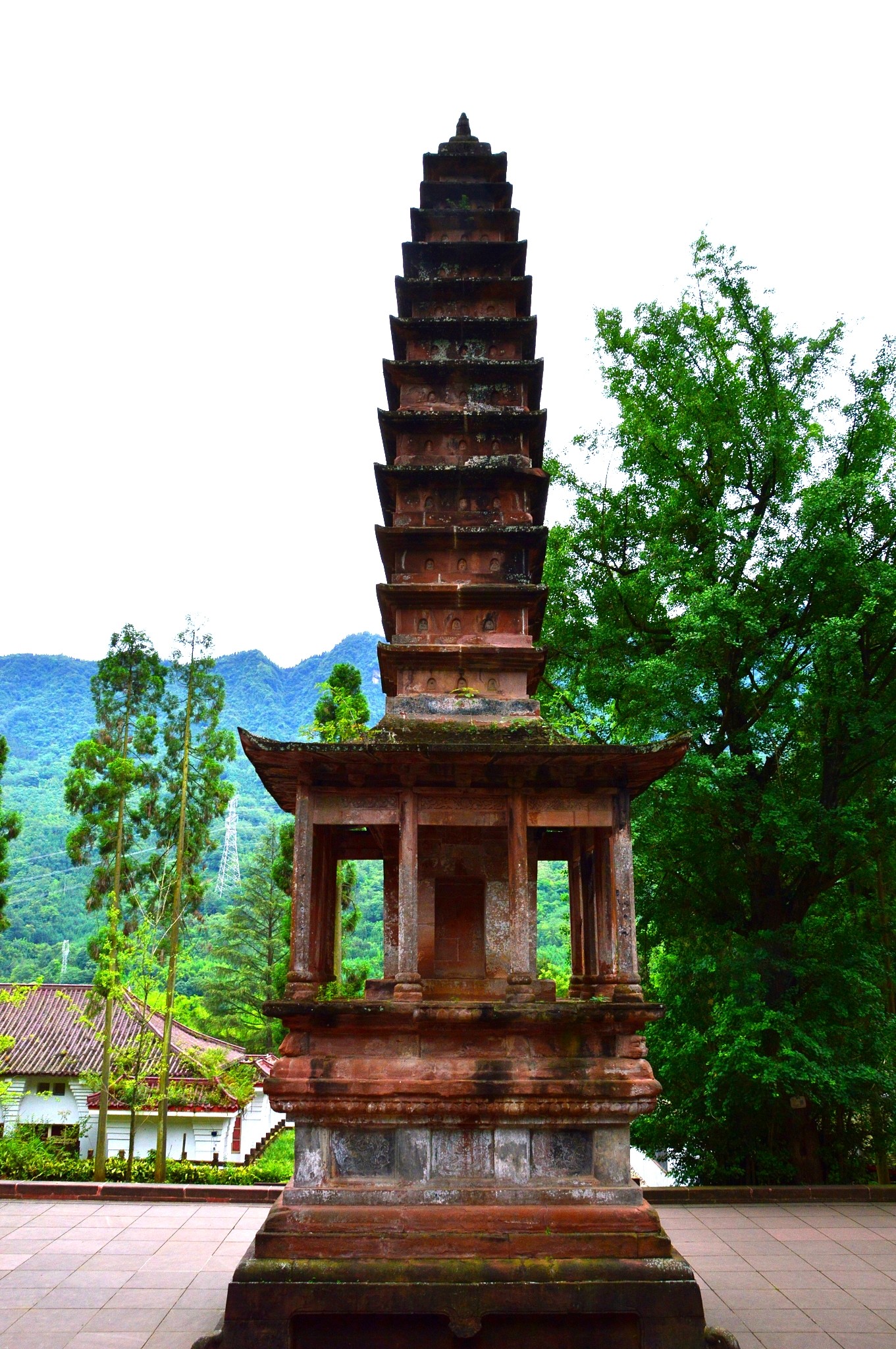 四川邛崃石塔寺石塔