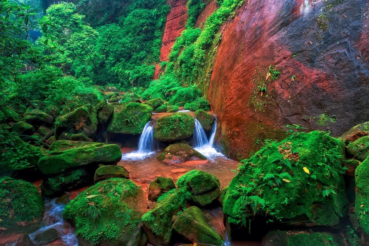 习水天泉国际旅游度假区 丹霞谷景区 古剑山2日游(赠送1正1早 升级