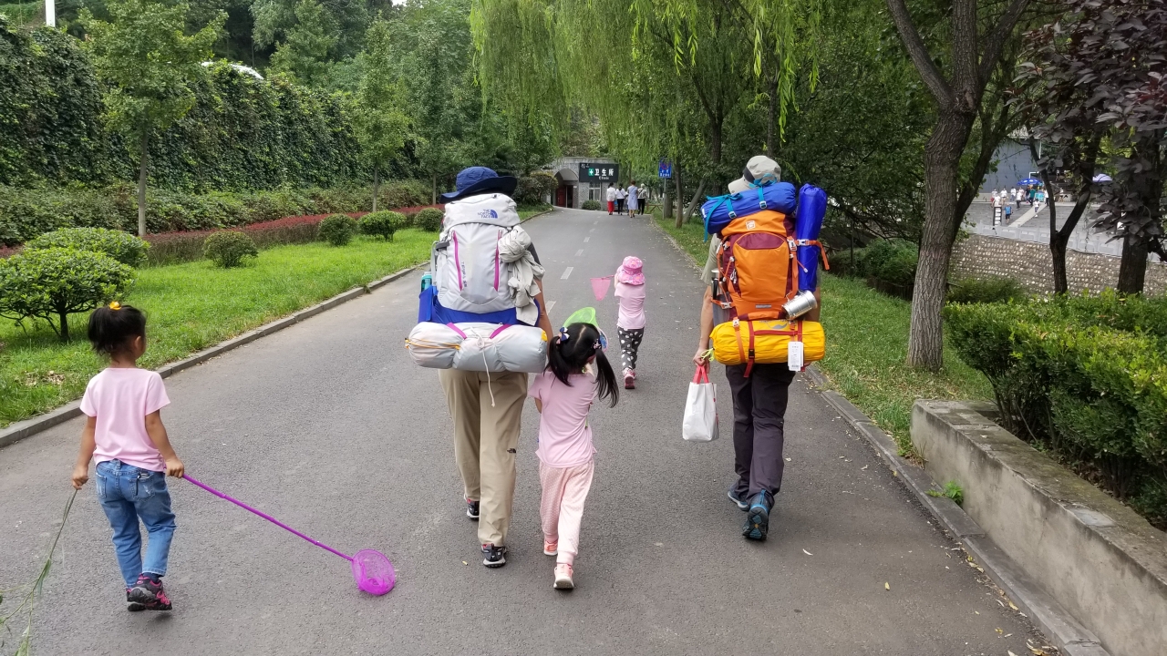 伏牛山历险记，亲子徒步龙潭峡，与台风温比亚那一场美丽的错过。_游记