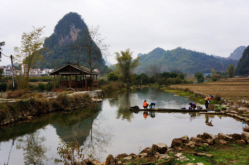 德保，广西百色小镇的秀丽风景