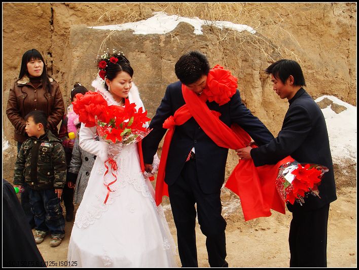 农村喜庆,朴实,热闹,祥和的婚礼
