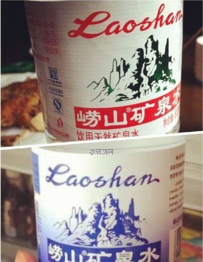 青岛美食-崂山矿泉水