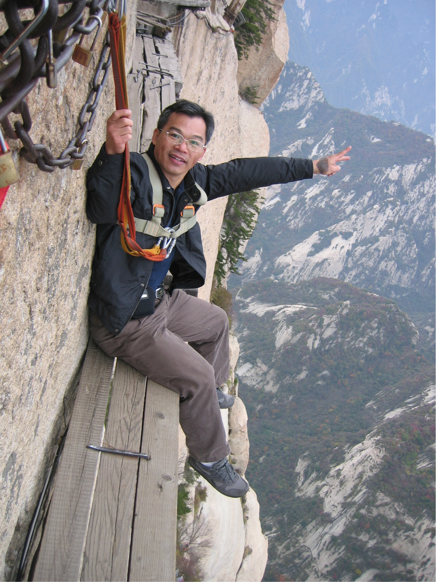 【渭南图片】金秋十月华山二日全程徒步