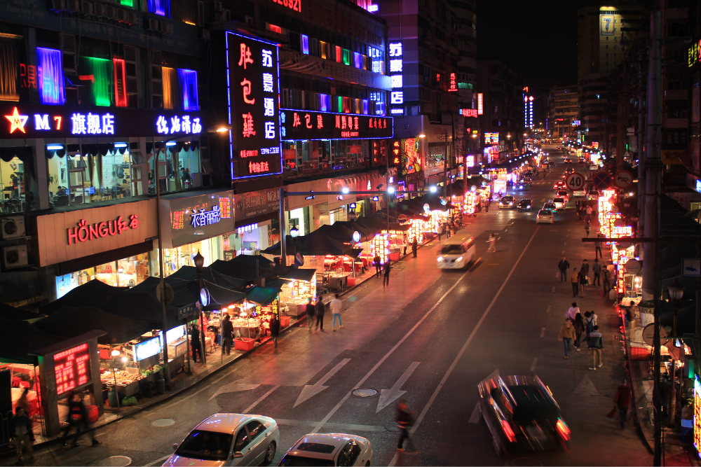 贵州美食-合群路小吃夜市